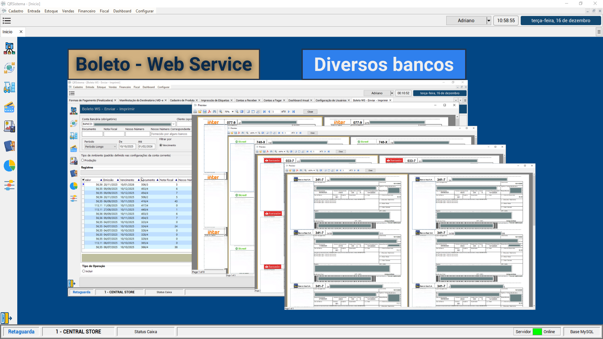 Boleto via WebService